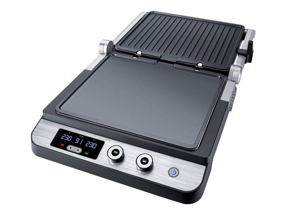 Steba FG 120 - Grill - elektrisch - 648 qcmEdelstahl/Schwarz