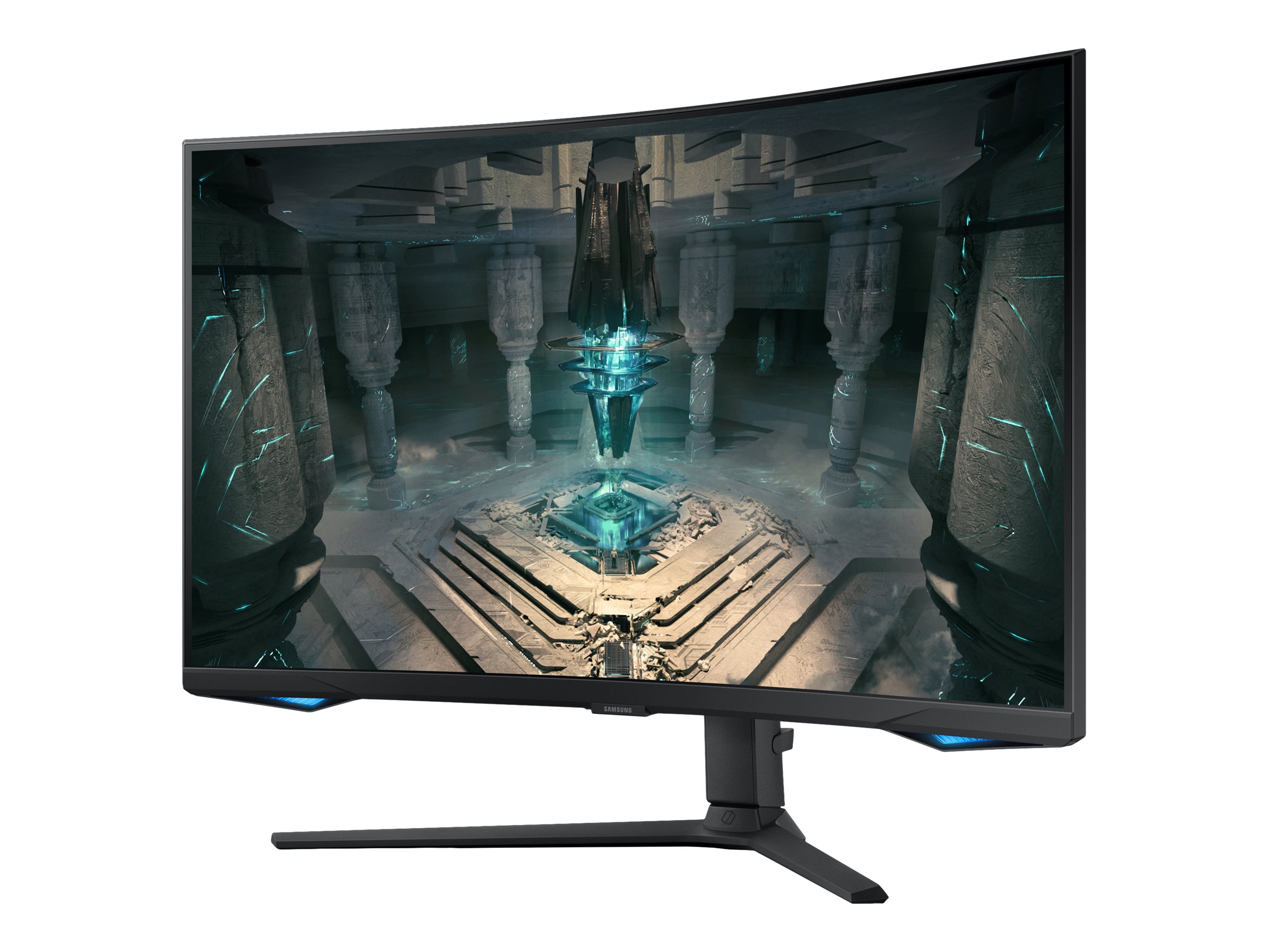 Samsung Odyssey G6 S32BG650EU - G65B Series - LCD-Monitor - Smart - Gaming - gebogen - 81.3 cm (32")2560 x 1440 QHD @ 240 Hz - VA - 350 cd/m² - 2500:1 - DisplayHDR 600 - 1 ms - 2xHDMI - DisplayPort -