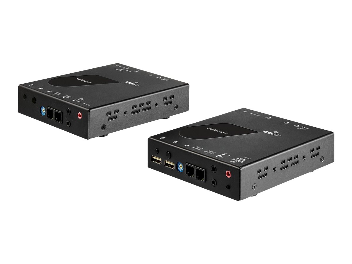 StarTech.com 4K HDMI Extender - KVM - 4K 30Hz - Video über CAT6 IP Ethernet mit USB (SV565HDIP)Erweiterung für Video/Audio - HDMI - bis zu 100 km - TAA-konform