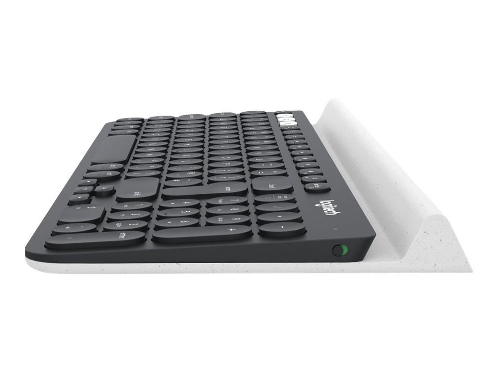 Logitech K780 Multi-Device - Tastatur - kabellosBluetooth - Deutsch - weiß