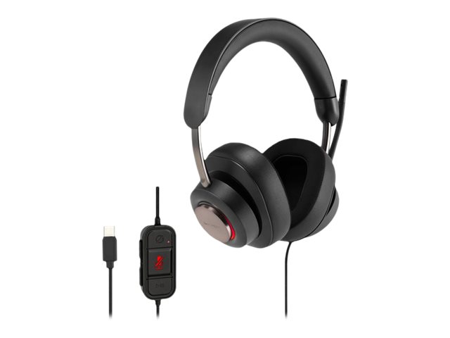 Kensington H2000 - Headset - ohrumschließendkabelgebunden - USB-C - Geräuschisolierung