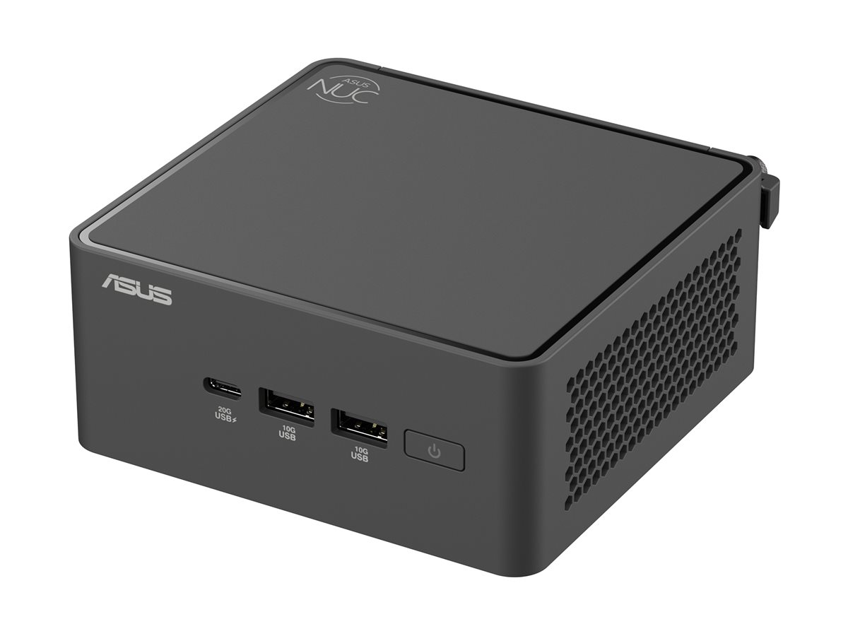 ASUS NUC 15 Pro Tall Kit RNUC15CRHU700002 - BareboneMini-PC - 1 x Core Ultra 7 255H / 1.5 GHz - RAM 0 GB - Arc Graphics 140T - Wi-Fi 6 - Bluetooth - Wi-Fi 7 - WLAN: 802.11a/b/g/n/ac/ax/be - Bluetooth