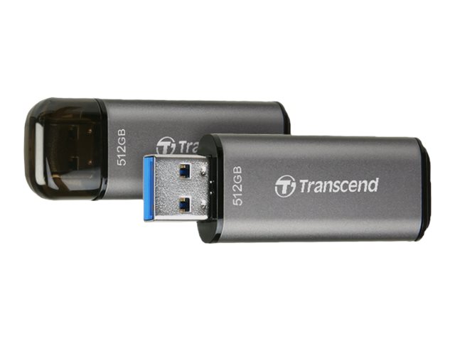 Transcend JetFlash 920 - USB-Flash-Laufwerk512 GB - USB 3.2 Gen 1 - Space-grau