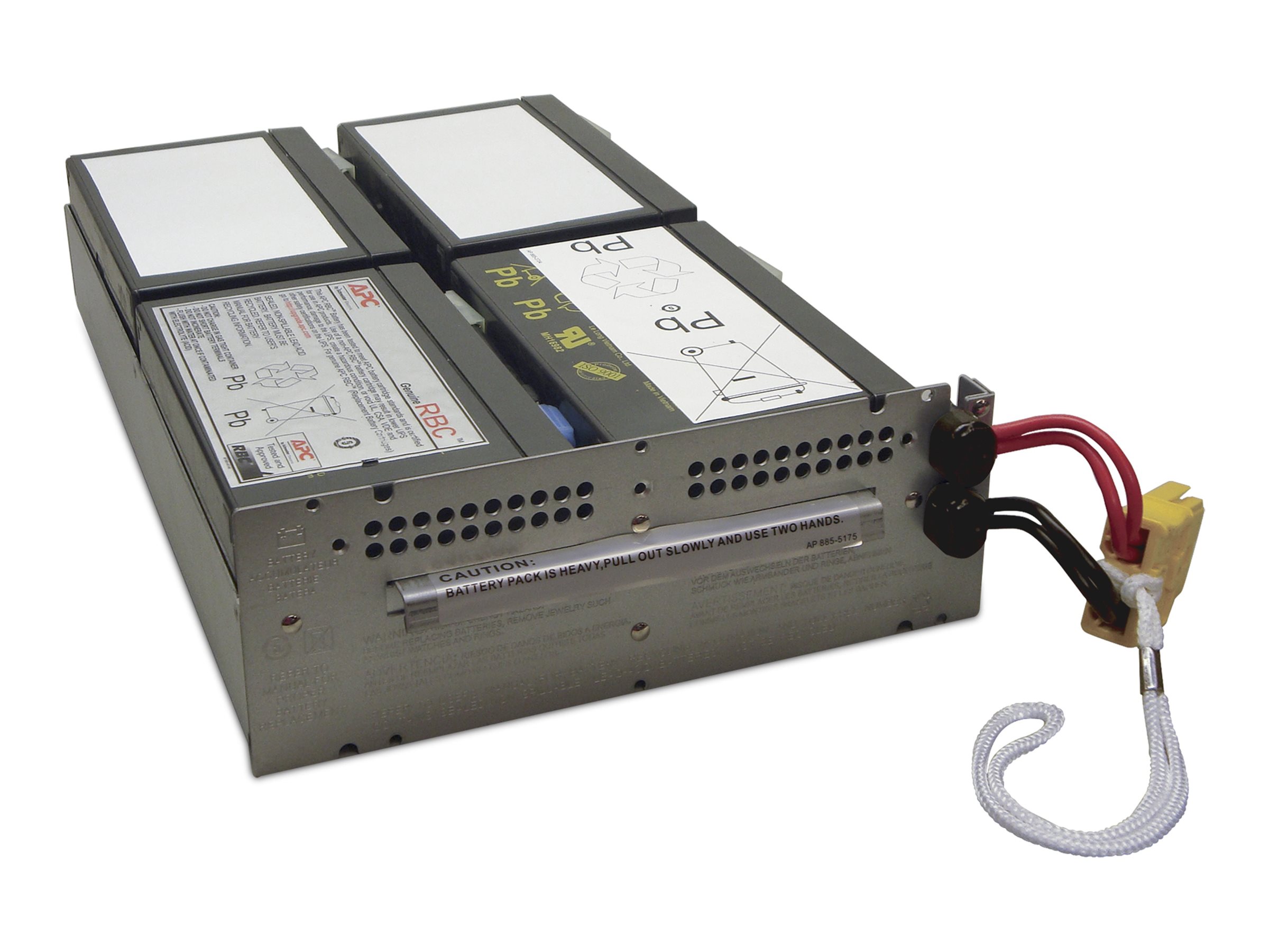 APC Replacement Battery Cartridge #159 - USV-Akku1 x Batterie - Bleisäure - Schwarz - für P/N: SMT1500RM2UC - SMT1500RM2UCNC - SMT1500RM2UCUS - SMT1500RMI2UC