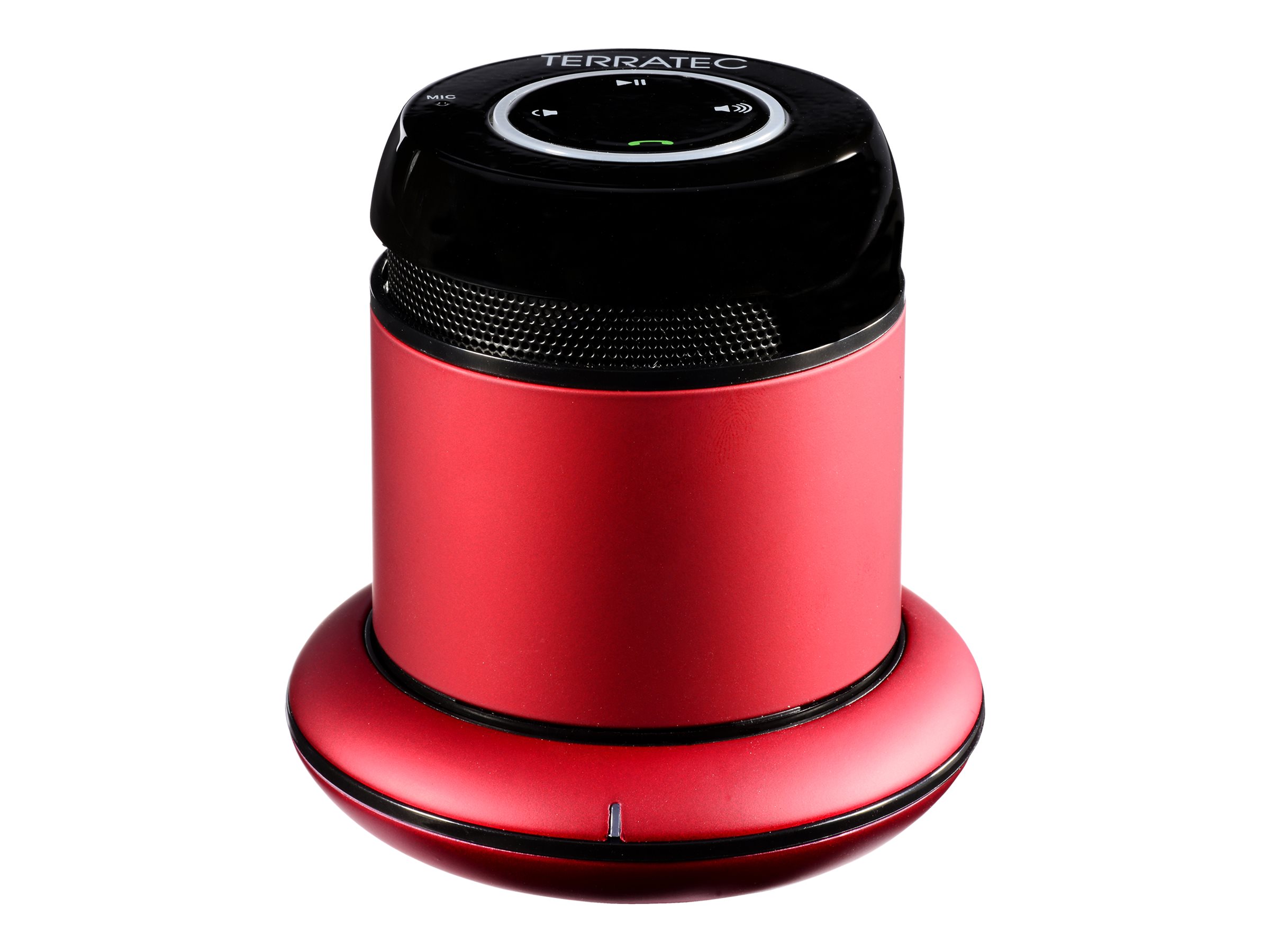 TerraTec CONCERT BT MOBILE - Lautsprecher - tragbarkabellos - Bluetooth - 2 Watt - Rot