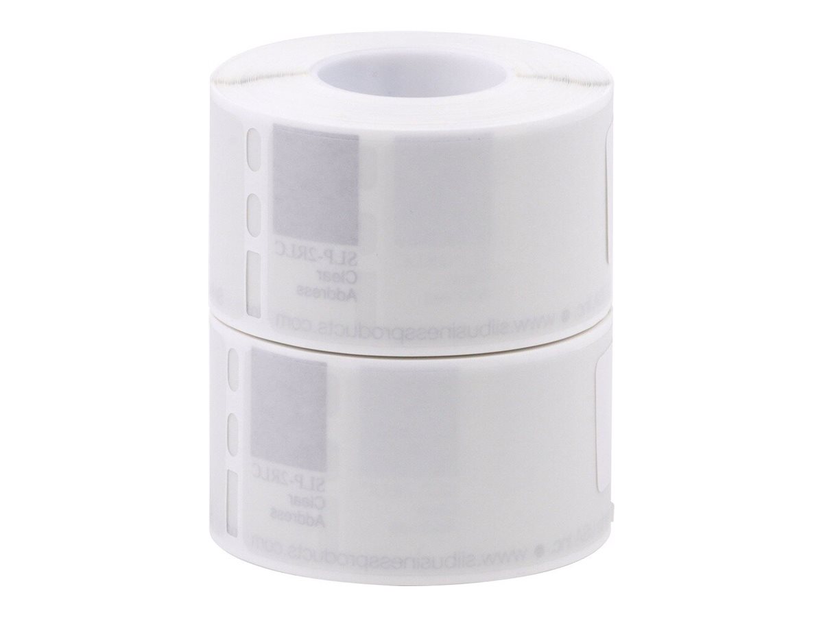 Seiko Instruments SLP-2RLC - Klar - 28 x 89 mm 260 Etikett(en) (2 Rolle(n)x 130 Adressetiketten - für Smart Label Printer 440 - 440 Office Administration Pack - 450 - 620 - 650 - 650SE