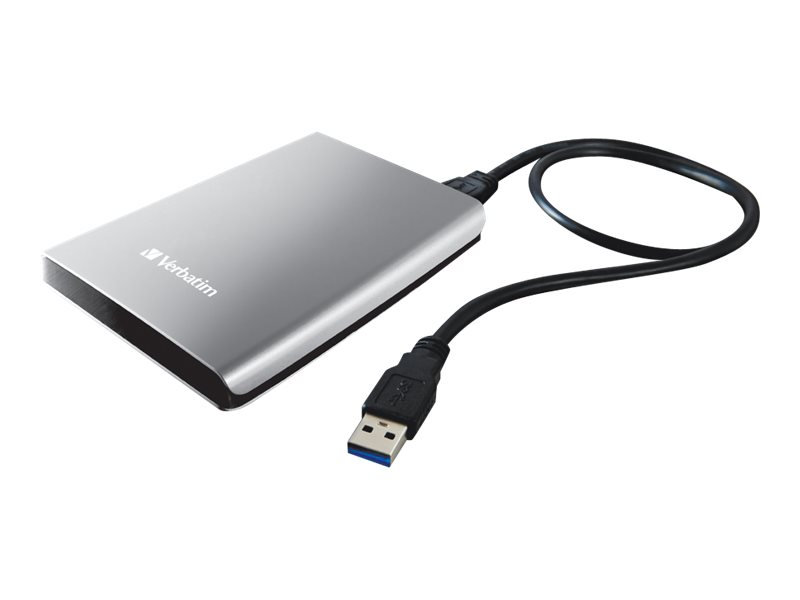 Verbatim Store 'n' Go Portable - Festplatte - 2 TB - extern (tragbar)USB 3.0 - 5400 rpm - Silber