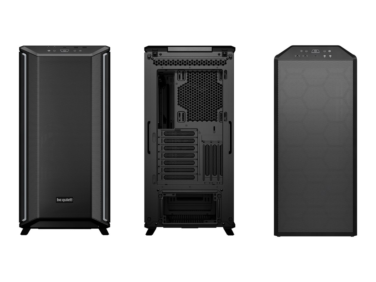 Be Quiet! Dark Base 701 - Midi-Tower - E-ATX - Seitenteil mit Fenster (gehärtetes Glas)keine Spannungsversorgung (ATX / PS/2) - Schwarz - USB/Audio