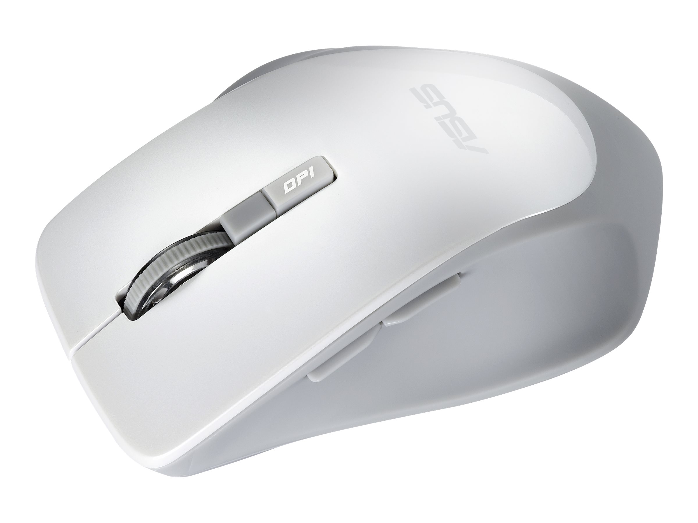 ASUS WT425 - Maus - Für Rechtshänder - optisch - 6 Tasten - kabellos - 2.4 GHz - kabelloser Empfänger (USB)Pearl White - für ASUSPRO ESSENTIAL P2520; P2710; VivoBook X540; X55X; X751; ZENBOOK Pro UX50