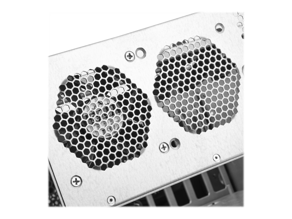SilverStone RM42-502 - Rack-Montage - 4U - SSI EEB - keine Spannungsversorgung (ATX / PS/2)Schwarz - USB/Audio