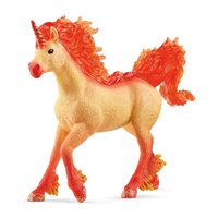 Schleich BAYALA 70756, 5 Jahr(e), Unicorn / Pegasus, Unicorns & Fairies, Orange, KunststoffElementa Fire Unicorn Stallion
