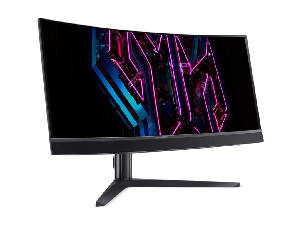 Acer Predator X34 Vbmiiphuzx - X Series - OLED-Monitor - Gaming - gebogen - 86.4 cm (34")3440 x 1440 UWQHD @ 175 Hz - 1000 cd/m² - DisplayHDR 400 True Black - 0.03 ms - 2xHDMI - DisplayPort - USB-C -