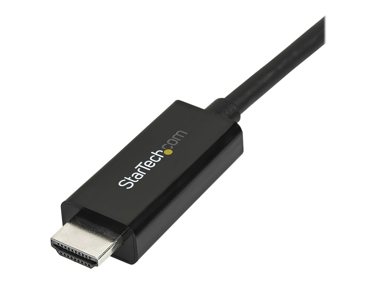 StarTech.com Mini DisplayPort auf HDMI Adapterkabel Mini DP zu HDMI Adapter Kabel - 3m - Ultra HD 4K 30Hz - Schwarz - Adapterkabel - Mini DisplayPort männlich zu HDMI männlich - 3 m - Schwarz - 4K Unt