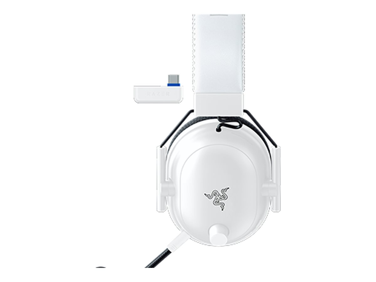 Razer BlackShark V2 PRO - Für PlayStation - Headsetohrumschließend - Bluetooth / 2,4 GHz Funkfrequenz - kabellos - weiß