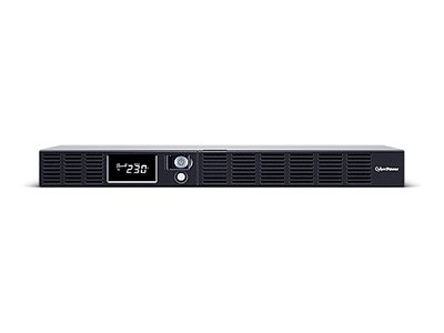 CyberPower Systems CyberPower Office Rackmount Series OR600ERM1U - USV (Rack - einbaufähig)Wechselstrom 230 V - 360 Watt - 600 VA - 1-phasig - Ethernet - RS-232 - USB - Ausgangsanschlüsse: 6 - 1U - Si