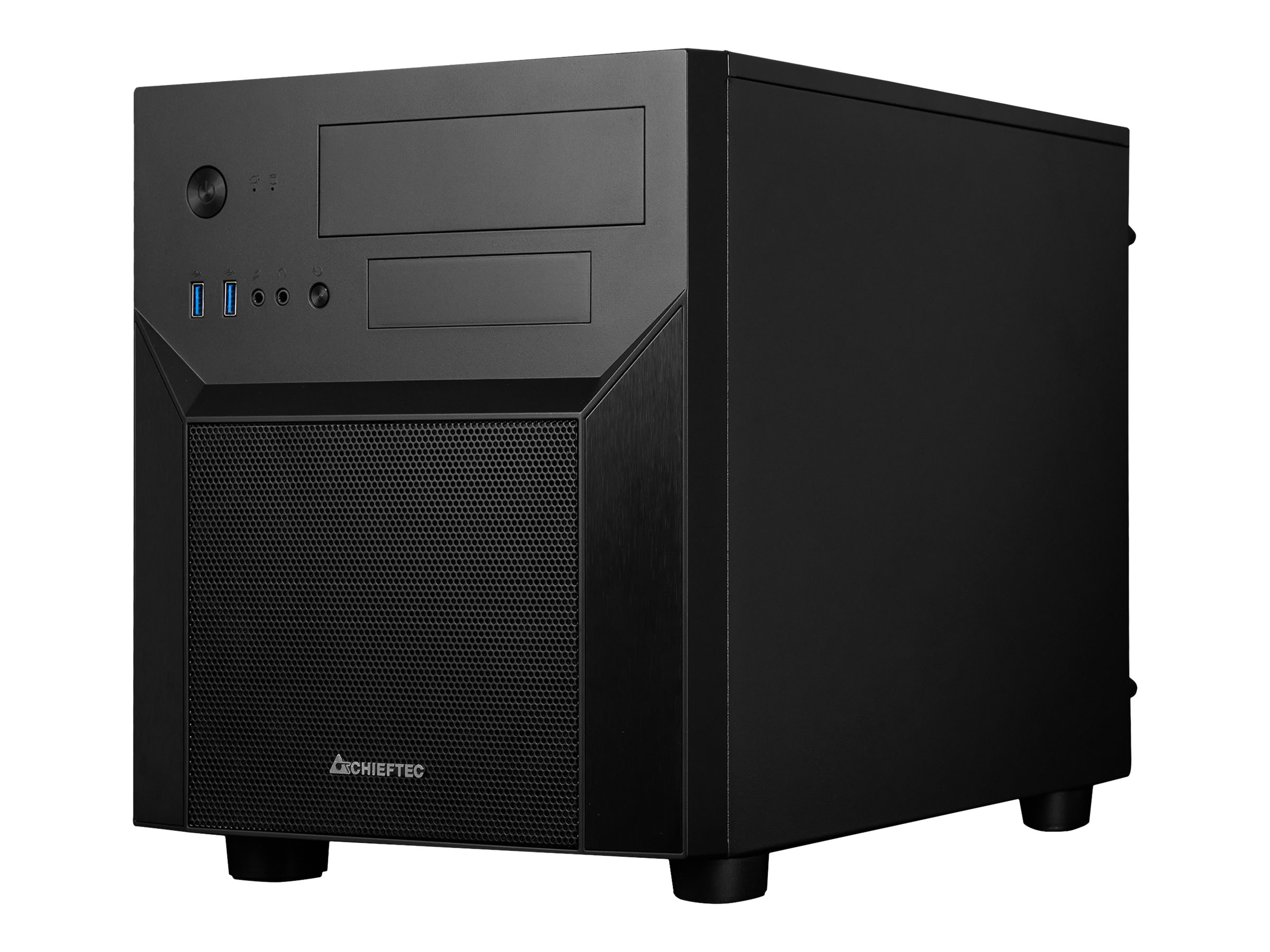 Chieftec Mesh Series CI-02B-OP - Cube - micro ATX (ATX)Schwarz - USB/Audio