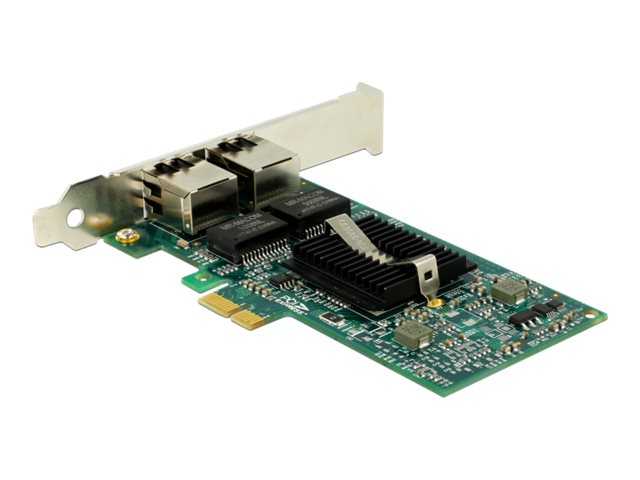 Delock PCI Express Card > 2 x Gigabit LAN - NetzwerkadapterPCIe 2.0 Low-Profile - Gigabit Ethernet x 2