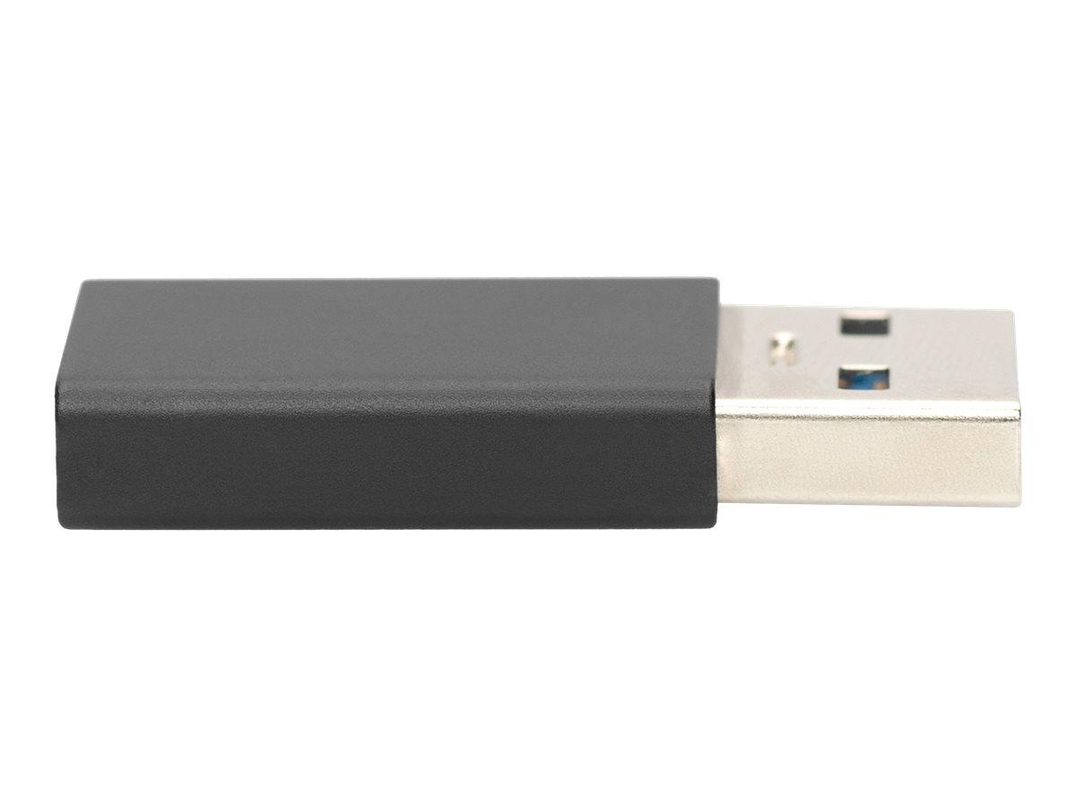 DIGITUS USB-C Adapter, USB A - USB-CUSB 3.0 - 3 A - Schwarz