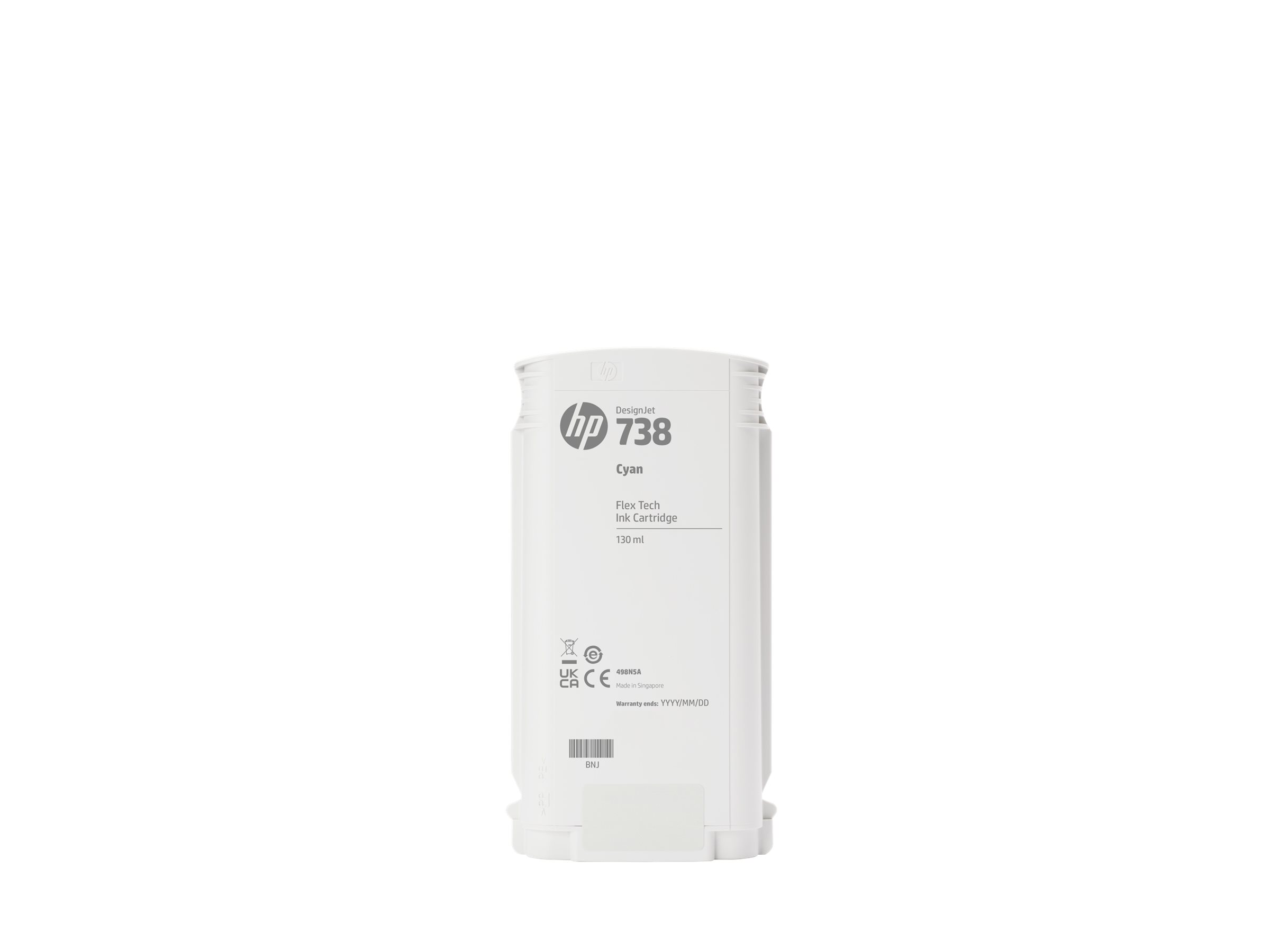 HP 738 - 130 ml - Cyan - original - DesignJetTintenpatrone - für DesignJet T950 - XT950