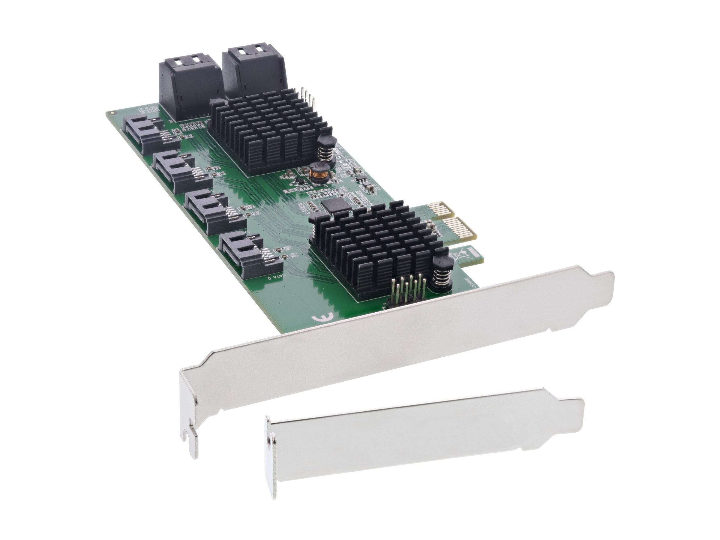 InLine Schnittstellenkarte - 8x SATA 6Gb/s Controller - PCIe 2.0 (PCI-Express)PCIe 2.0