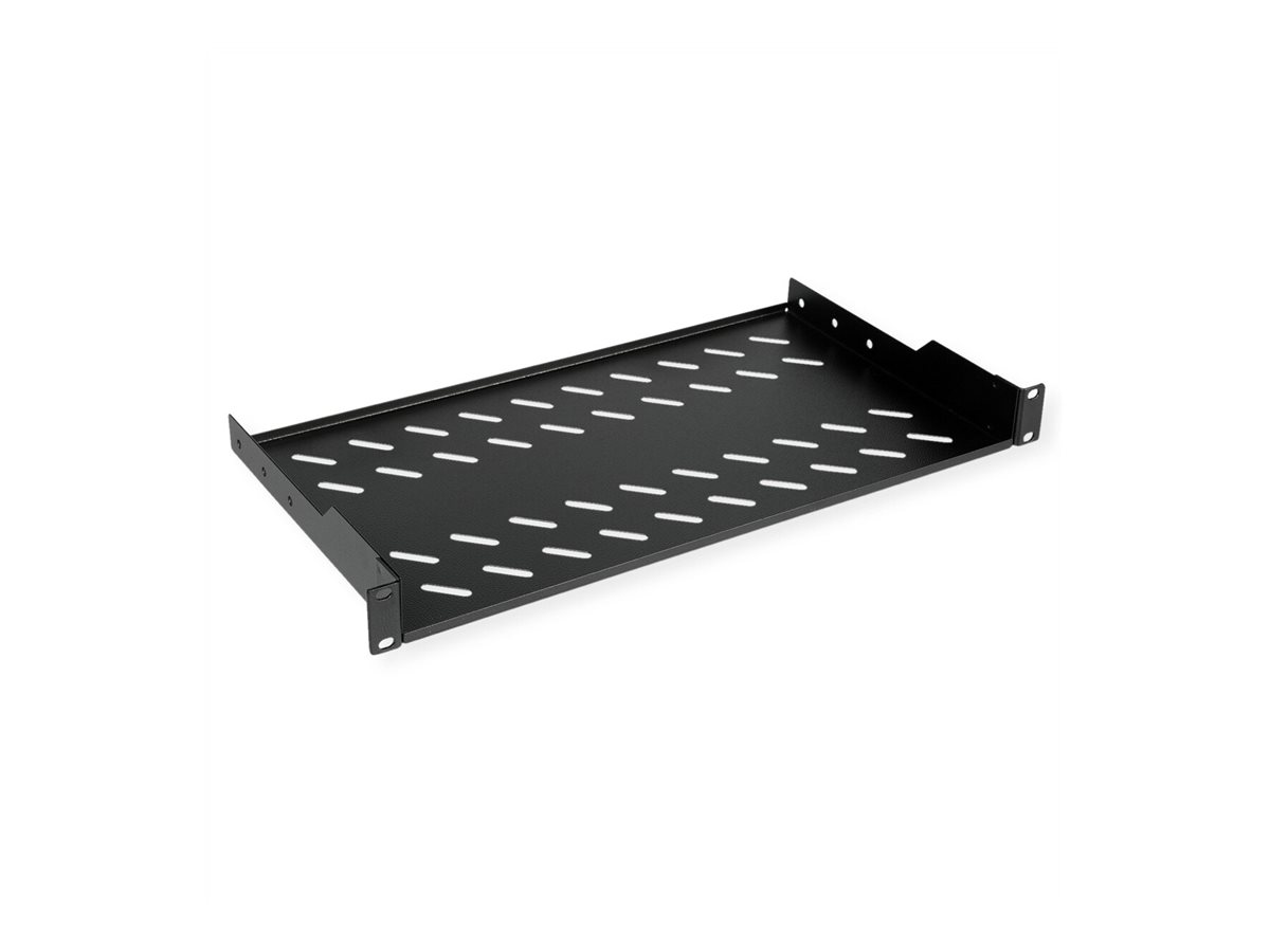 ROLINE Rack - Regal - 250 mm tief, Tragfähigkeit 15 kg - RAL 9005, Jet Black - 1U - 48.3 cm (19")für P/N: 26.21.0231 - 26.21.0237 - 26.21.0282 - 26.21.0283 - 26.21.0284 - 26.21.0285 - 26.21.0286