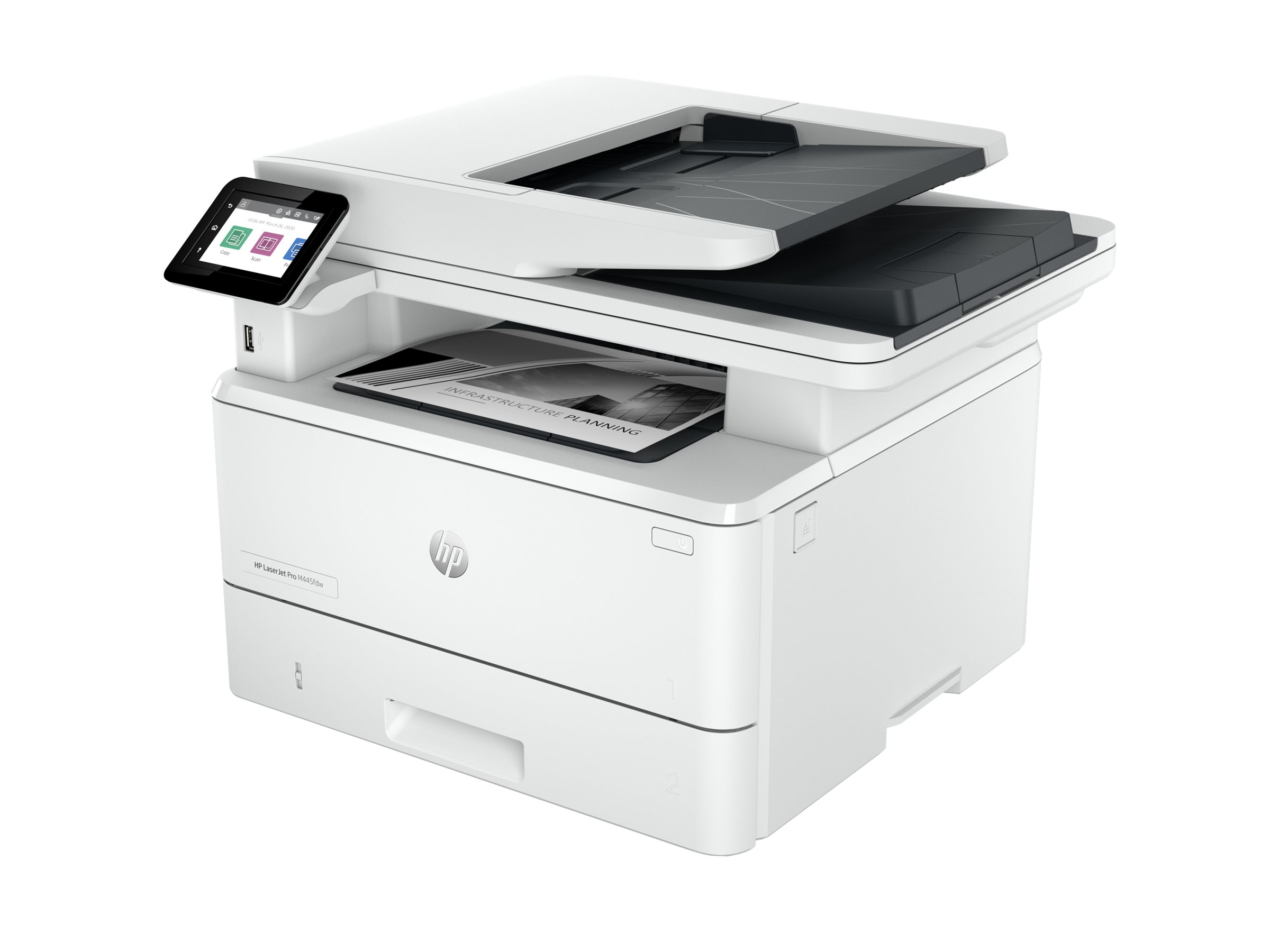 HP LaserJet Pro MFP 4102fdw - Multifunktionsdrucker - s/w - Laser - Legal (216 x 356 mm)(Original) - A4/Legal (Medien) - bis zu 38 Seiten/Min. (Kopieren) - bis zu 40 Seiten/Min. (Drucken) - 350 Blatt