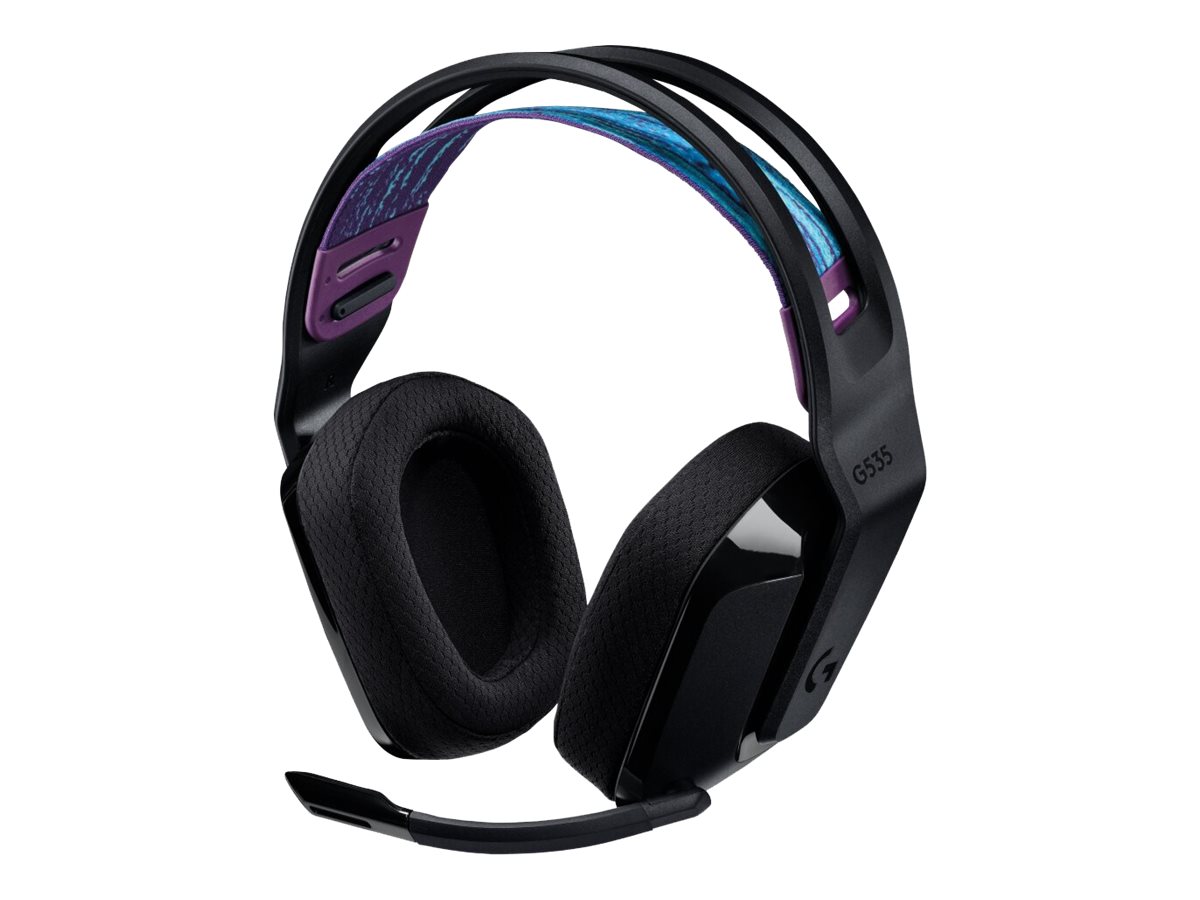 Logitech G G535 LIGHTSPEED Wireless Gaming HeadsetHeadset - ohrumschließend - LIGHTSPEED - kabellos - Schwarz - Discord-zertifiziert