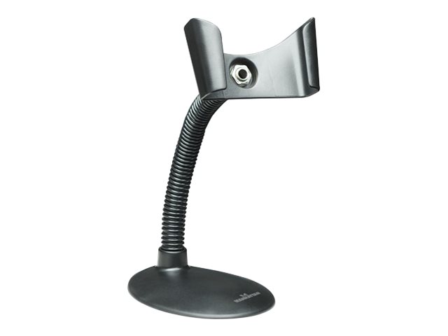 Manhattan Handheld Barcode Scanner Stand, Gooseneckwith base - suitable for table mount or wall mountable - Black -  - Box - Barcode-Scanner-Ständer - auf Counter montierbar - geeignet für Wandmontage