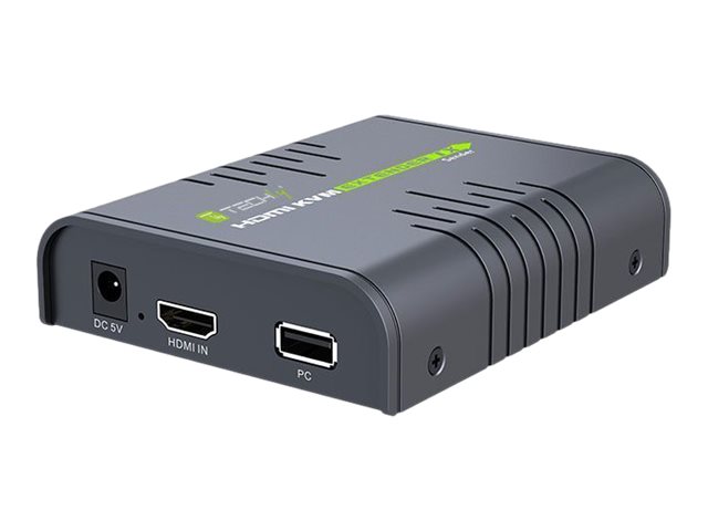 Techly 120m HDMI KVM EXTENDER over Network CableSender und Empfänger - KVM-/Audio-Extender - 1GbE - USB 2.0 - HDMI - 10Base-T - 100Base-TX - 1000Base-T - bis zu 120 m