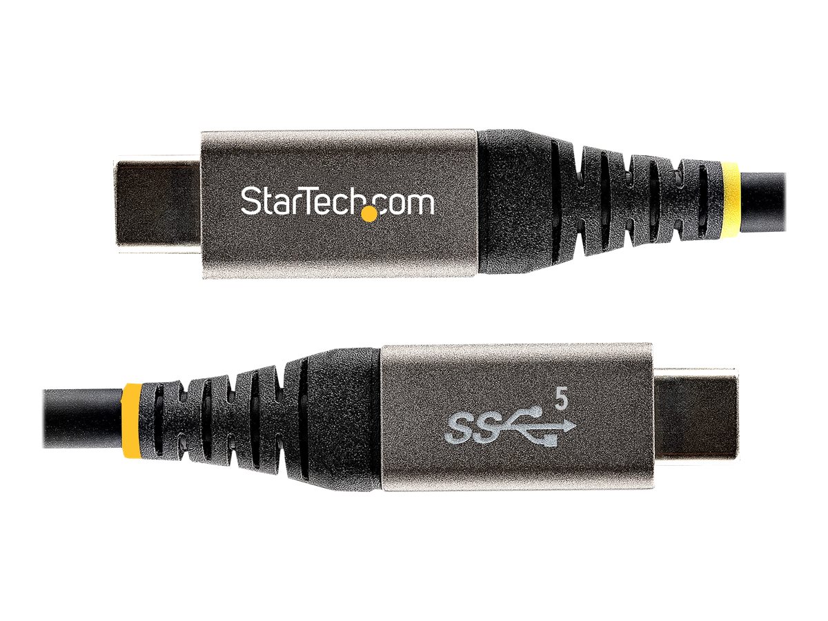 StarTech.com StarTech 6ft (2m) USB C Cable 5Gbps, High Quality USB-C Cable, USB 3.1/3.2 Gen 1 Type-C Cable, 100W (5A)Power Delivery Charging - DP Alt Mode - USB C to C Cord - Charge & Sync - Thunderbo