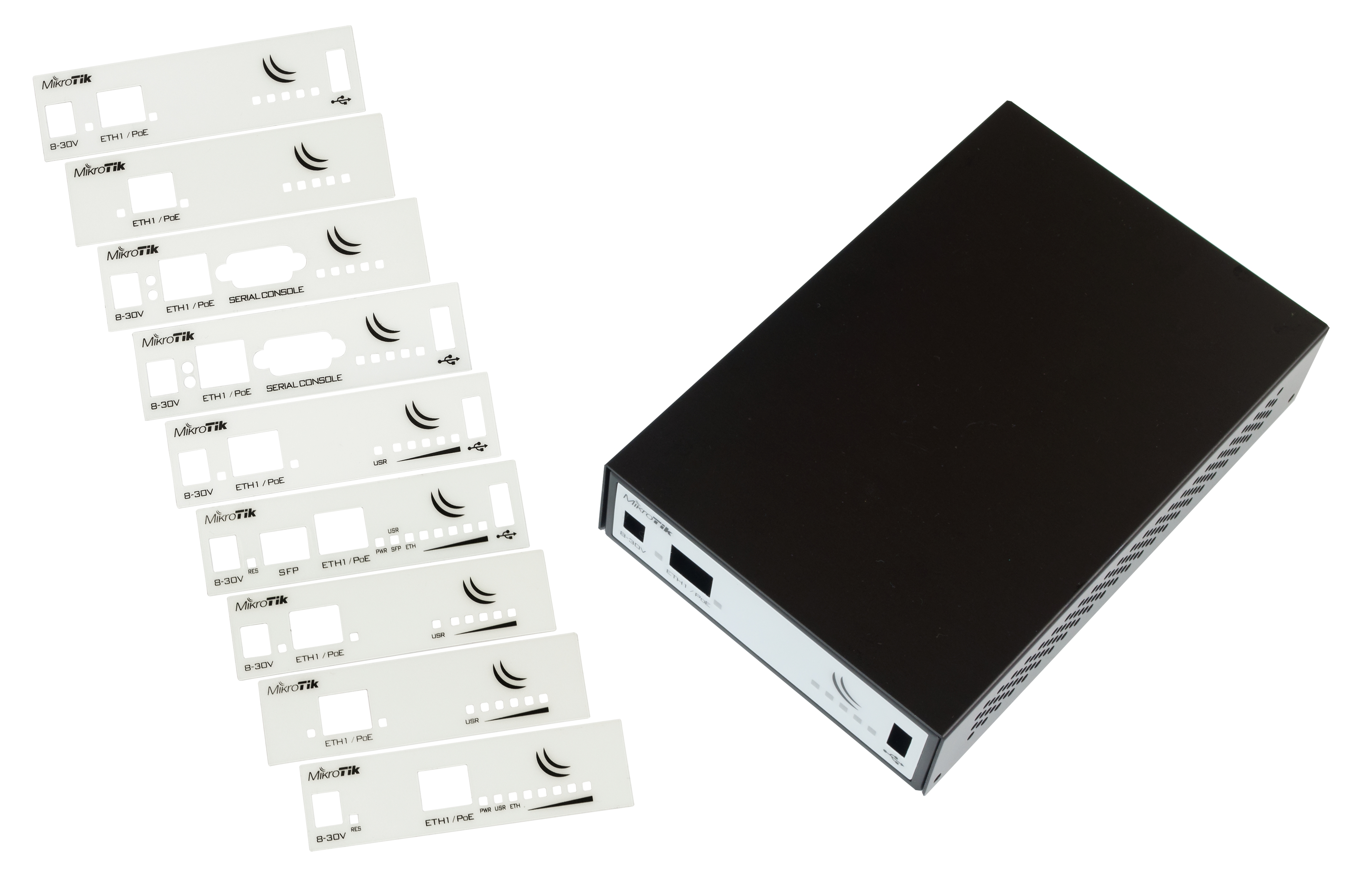 MikroTik CA411-711, Cover, Aluminium, Schwarz