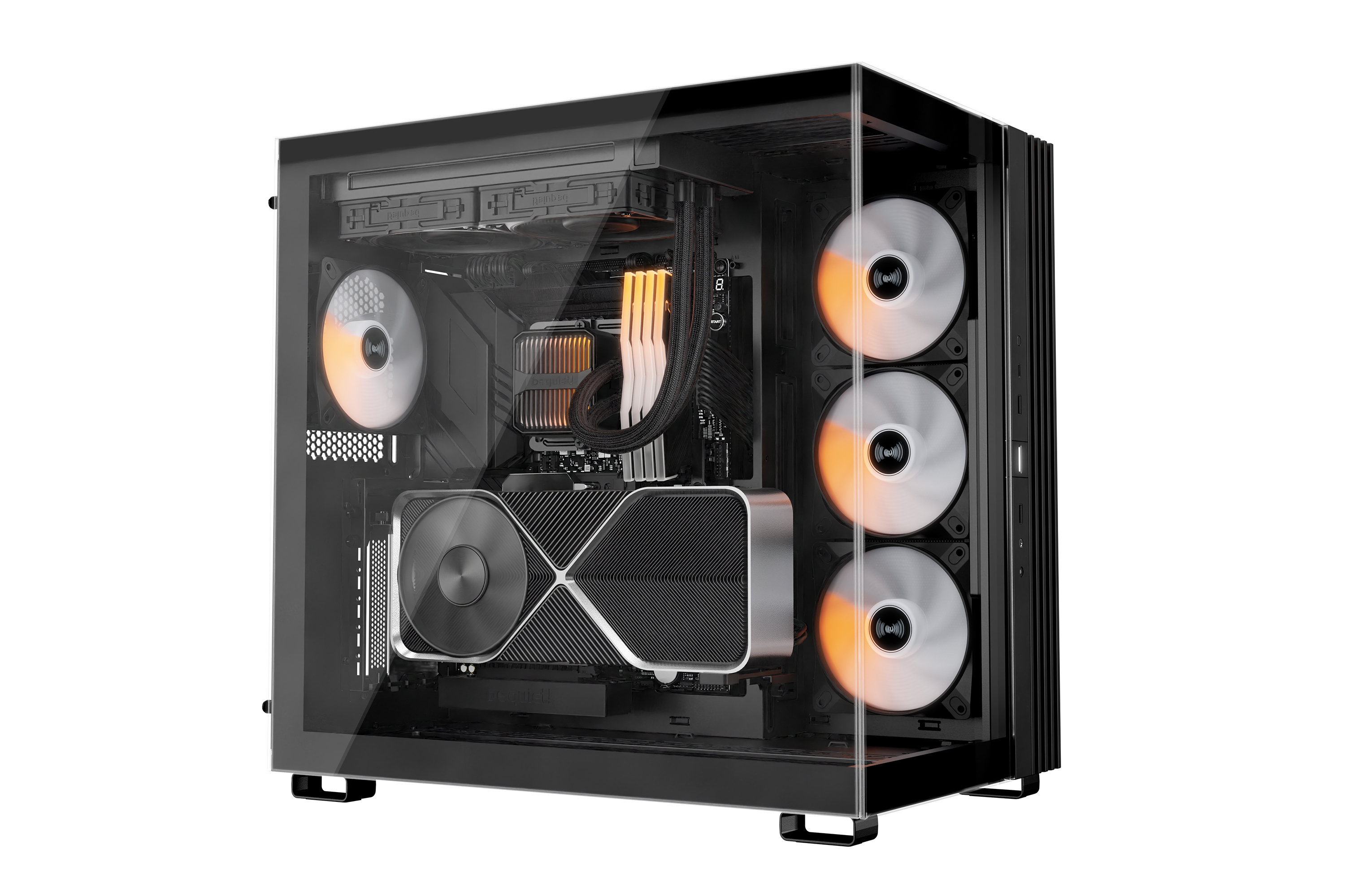Be Quiet! Silent Loop 3 - Prozessor-Luftkühler - Kühlergröße: 240 mm - (für: LGA1150, LGA1151, LGA1155, LGA1200, LGA1700, LGA1851, AM4, AM5)Kupfer-Bodenplatte und vernickelte Aluminium-Finnen - 120 mm