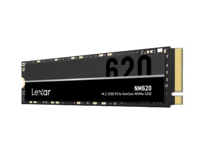 Lexar NM620 - SSD - 1 TB - intern - M.2 2280 - PCIe 3.0 x4 (NVMe)1 TB - M.2 - 3D TLC NAND - PCIe Gen3x4 - 3300 MB/s Lesen - 3000 MB/s Schreiben
