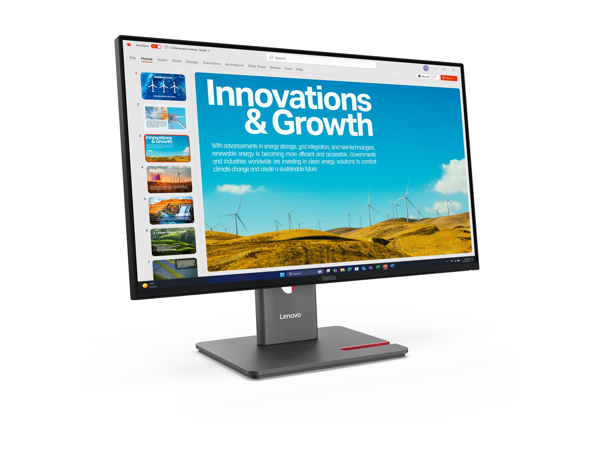 Lenovo ThinkVision P24QD-40 - LED-Monitor - 61 cm (24")(23.8" sichtbar) - 2560 x 1440 QHD @ 120 Hz - IPS - 300 cd/m² - 1500:1 - DisplayHDR 10 - 4 ms - HDMI - DisplayPort - USB-C - Finsternis schwarz