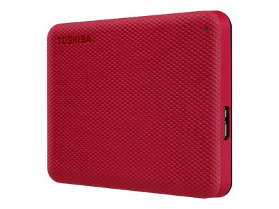 Toshiba Canvio Advance - Festplatte - 2 TB - extern (tragbar)2.5" (6.4 cm) - USB 3.2 Gen 1 - Rot