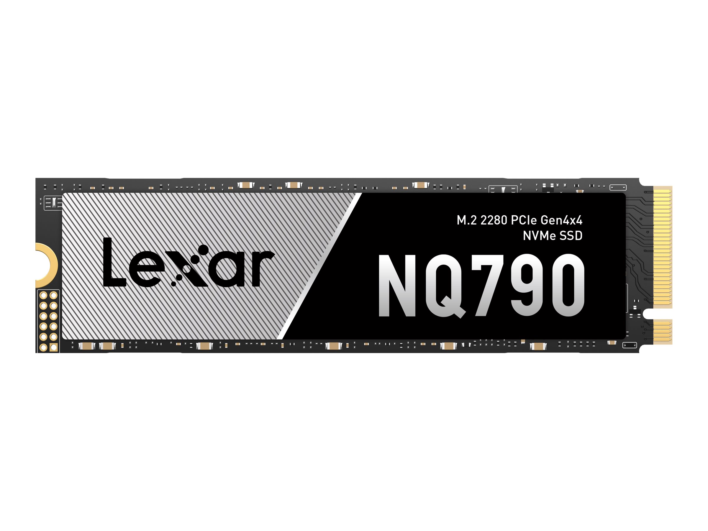 Lexar NQ790 - SSD - 2 TB - intern - M.2 2280 - PCIe 4.0 x4 (NVMe)NQ790 - Sequential R/W: 7000 / 6000 MB/s  - M.2 2280 Modul - Haltbarkeit: 2400 TBW /  5 Jahre