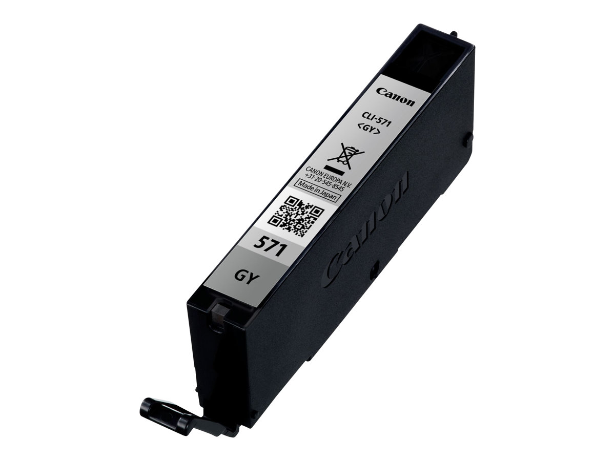 Canon CLI-571GY - 7 ml - Grau - original - Tintenbehälterfür PIXMA MG7750 - MG7751 - MG7752 - MG7753 - TS8050 - TS8051 - TS8052 - TS8053 - TS9050 - TS9055