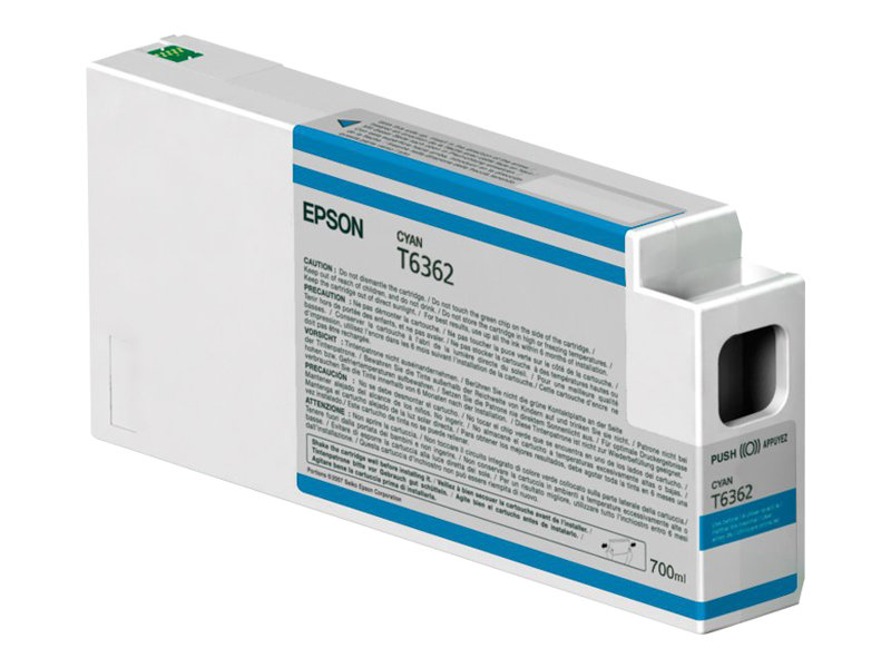 Epson UltraChrome HDR - 700 ml - Cyan - originalTintenpatrone - für Stylus Pro 7700 - Pro 7890 - Pro 7900 - Pro 9700 - Pro 9890 - Pro 9900 - Pro WT7900