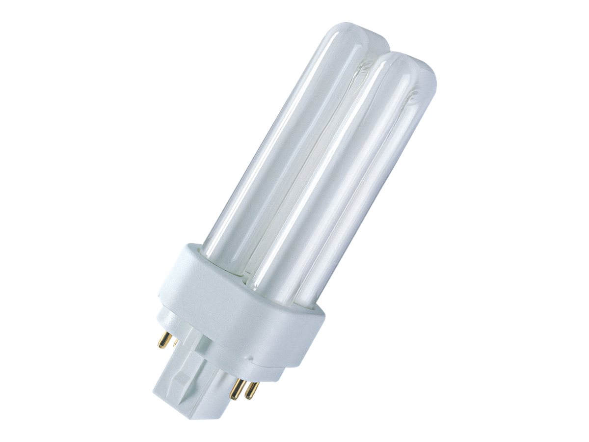 Osram DULUX D/E - Nicht integrierte kompaktefluoreszierende Glühlampe - Form: T11 - G24q-1 - 13 W - Klasse G - Warmweiß - 3000 K