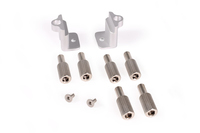 Alphacool 13538, Montageset, Aluminium, Silber, CE, FC, RoHS, 19,8 mm, 19 mm