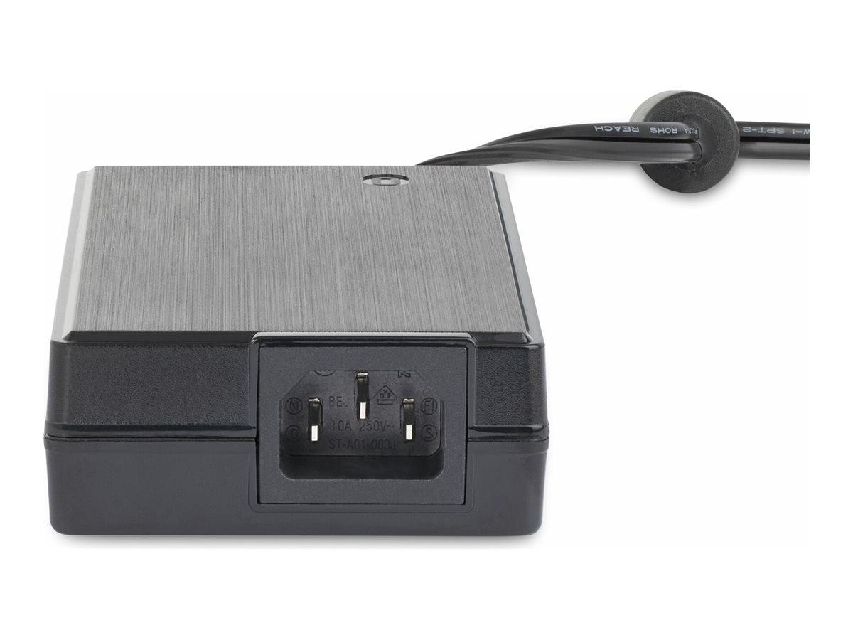 StarTech.com 160W Universal DC Power Adapter (24V/6.6A)2-Wire Cord and 2/3-Pin Terminal Blocks - 100-240V AC/DC External Power Supply for Industrial USB Hubs - NA/UK/EU/ANZ Cords - 4ft/1.2m DC Power C