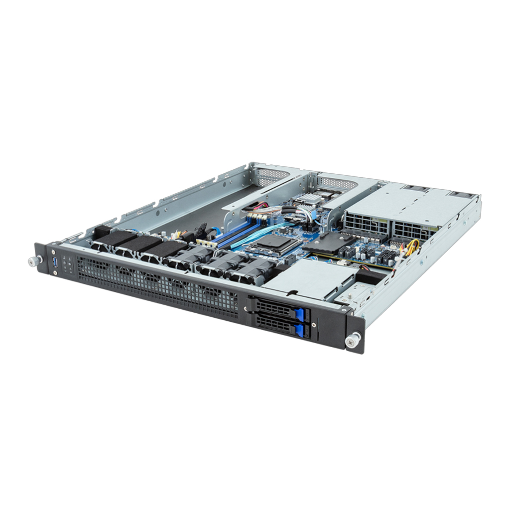 Gigabyte E133-C10-AAG1 - Server - Rack-Montage - 1U - keine CPU - RAM 0 GB - SATA - Hot-Swap 6.4 cm (2.5")