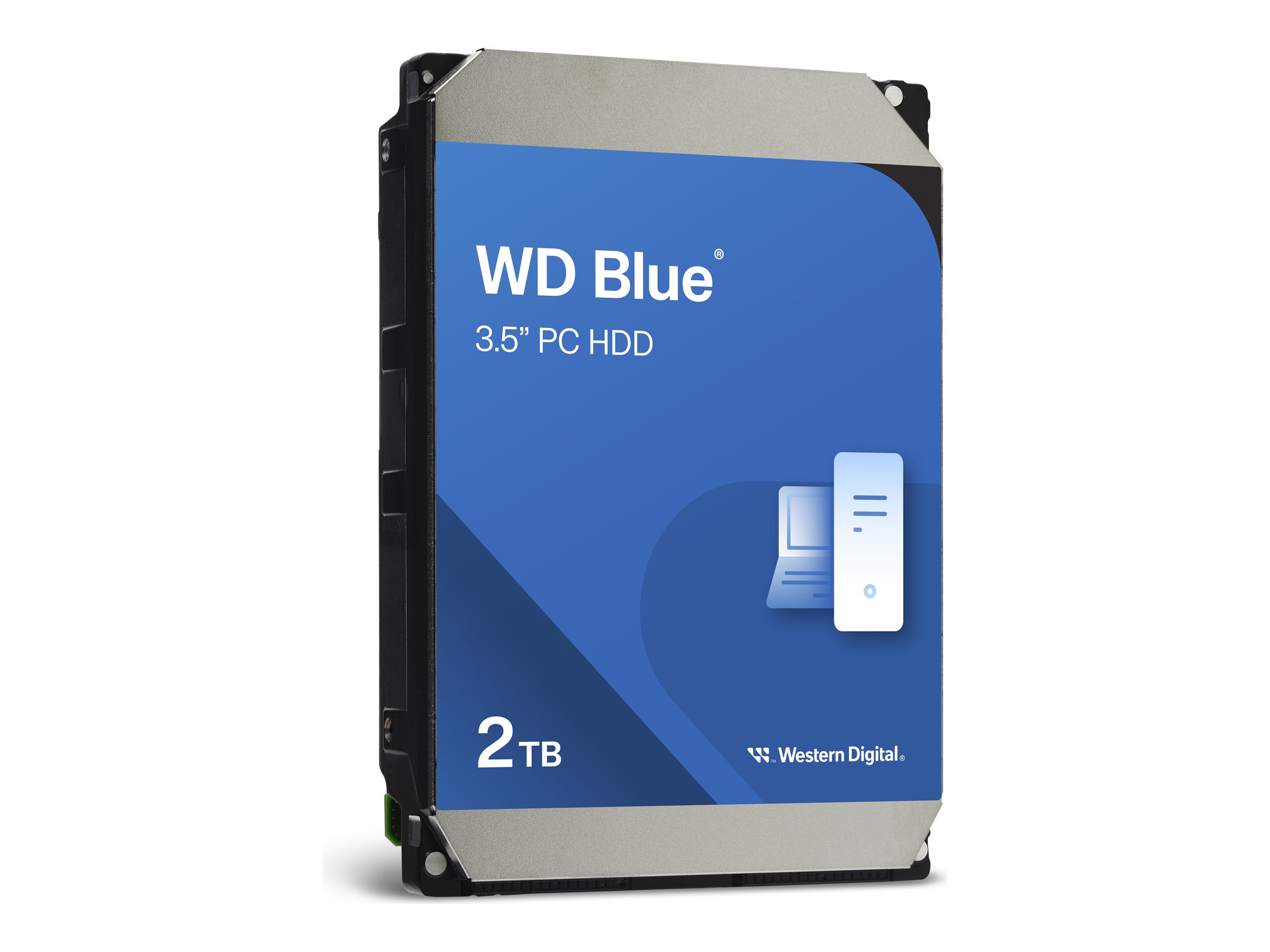 WD Blue WD20EZBX - Festplatte - 2 TB - intern - 3.5" (8.9 cm)SATA 6Gb/s - 7200 rpm - Puffer: 256 MB
