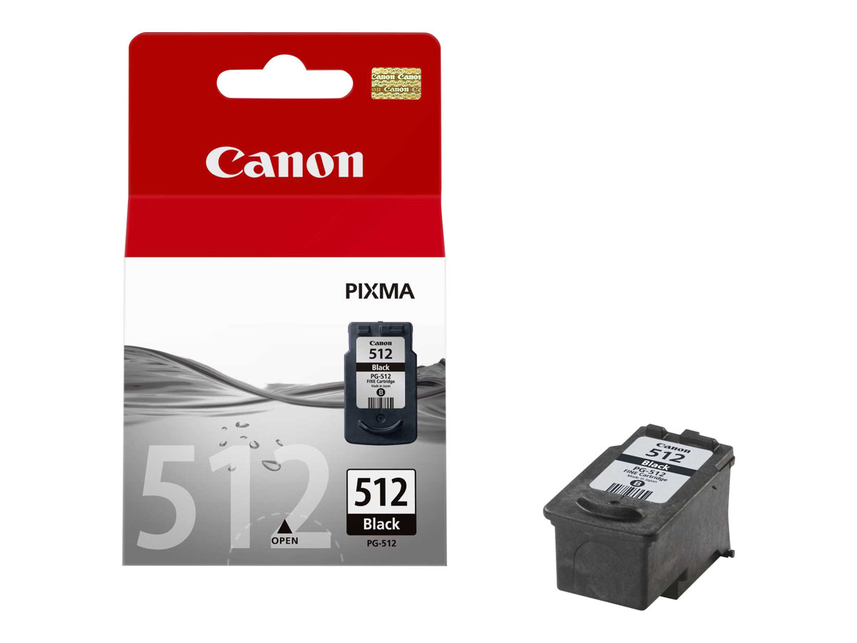 Canon PG-512 - 15 ml - Schwarz - original - Tintenpatrone für PIXMA MP230 - MP252 - MP270 - MP280 - MP282 - MP495 - MP499 - MX340 - MX350 - MX360 - MX410 - MX420