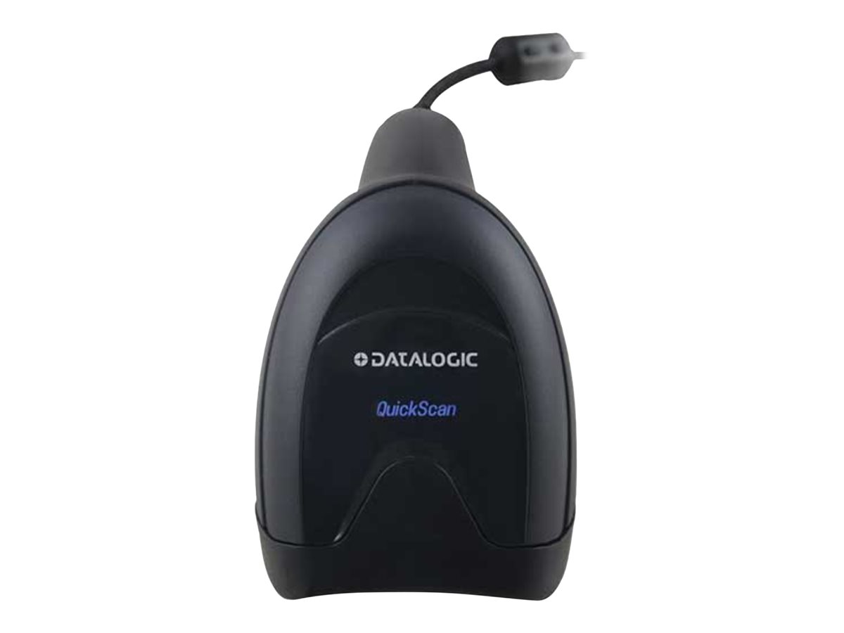 Datalogic QuickScan QD2590 - Kit - Barcode-ScannerHandgerät - 2D-Imager - 60 Bilder / Sek. - decodiert - Keyboard-Wedge - RS-232 - USB