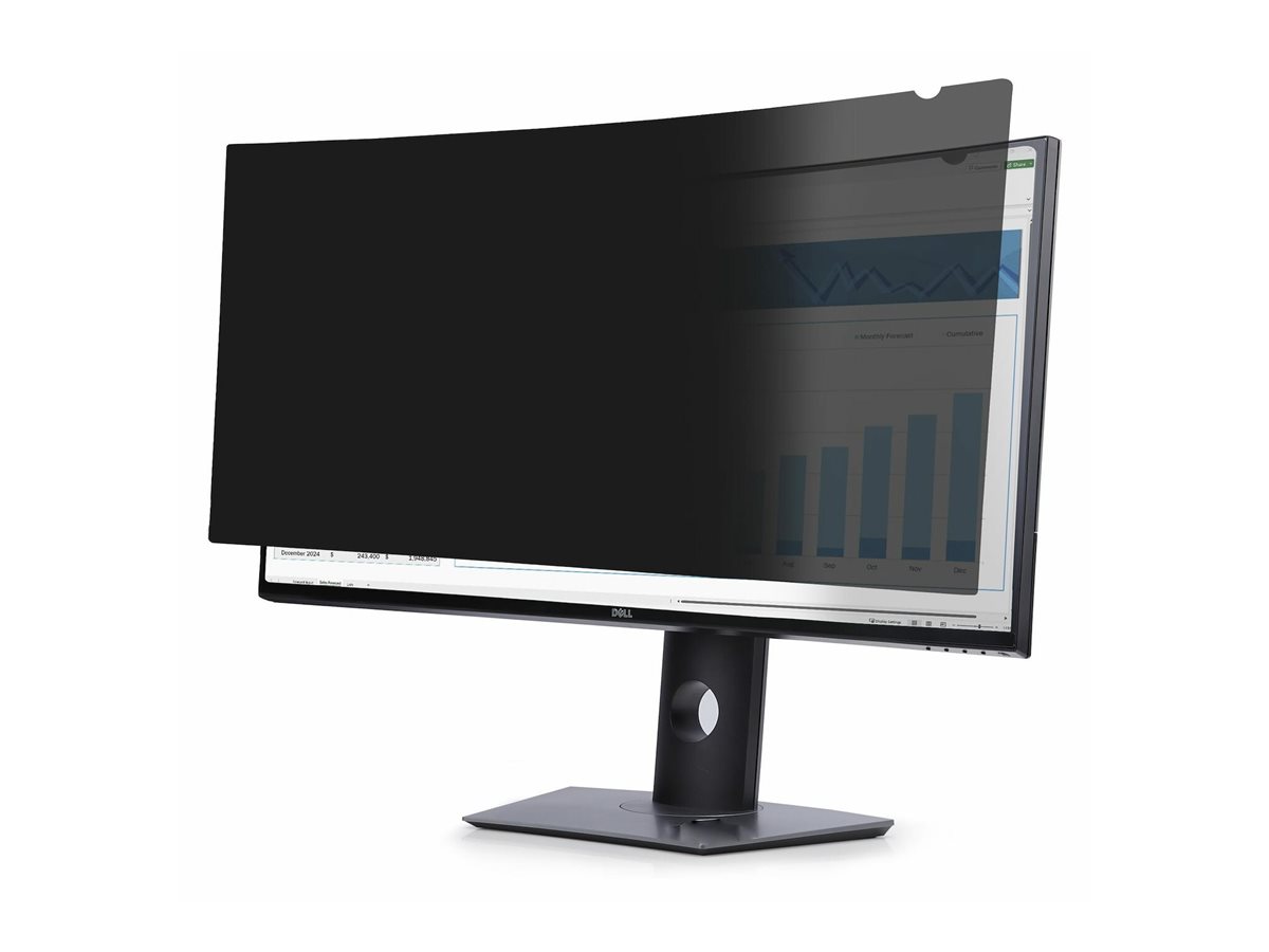 StarTech.com Privacy Screen For Dell P3424WE, Double-Sided Filter, TAA - Blickschutzfilter für Bildschirme - 2-Wege - abnehmbar - Steck-/Klebe - 86.36 cm (ultra-wide)(34" (ultra-wide)) - Schwarz - TAA