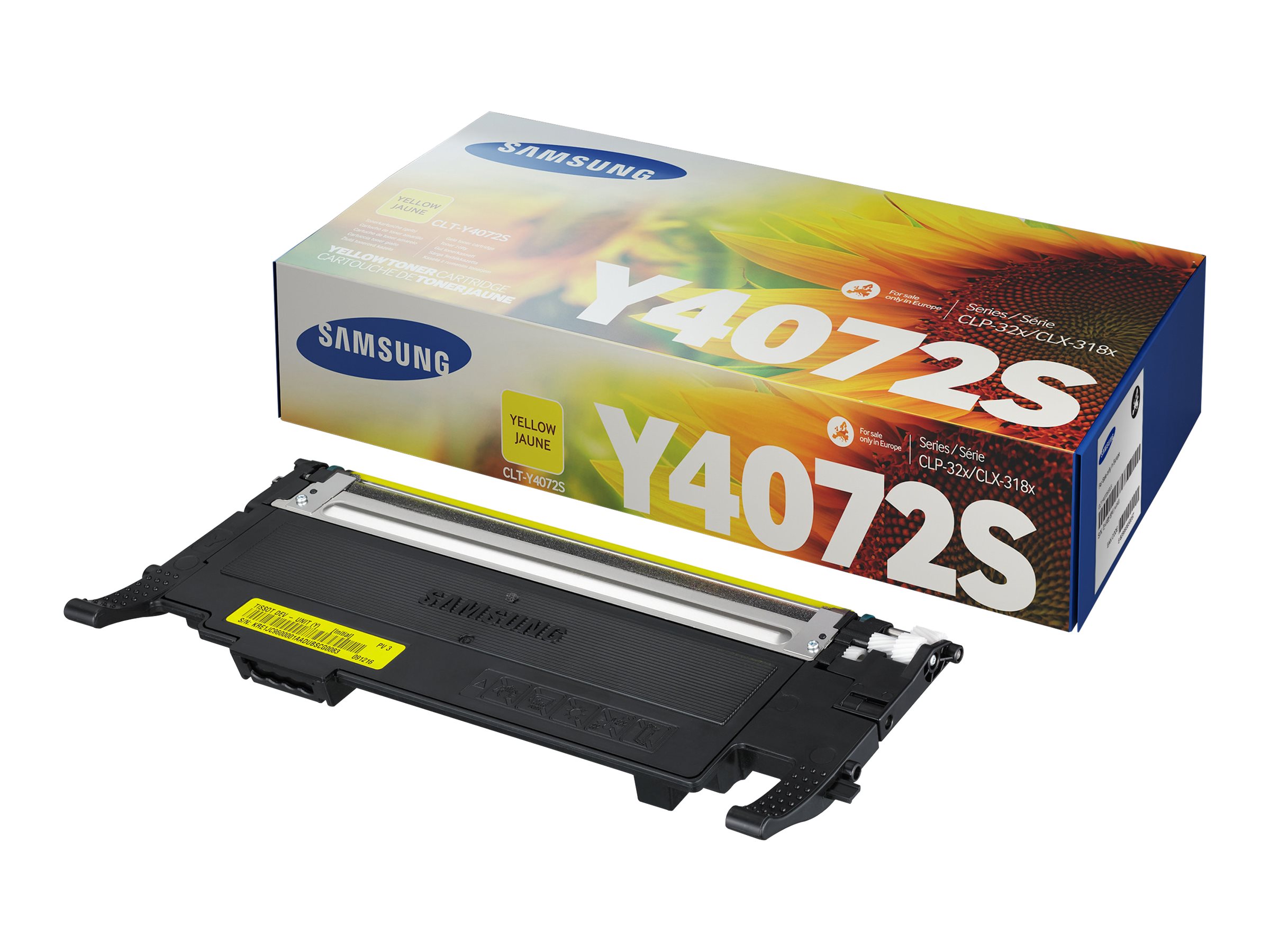 HP CLT-Y4072S - Gelb - original - Tonerpatrone (SU472A)für Samsung CLP-325 - CLX-3180 - CLX-3185 - CLX-3186