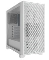 Corsair 3000D AIRFLOW - Mid tower - E-ATX - Seitenteil mit Fenster (gehärtetes Glas)keine Spannungsversorgung (ATX) - weiß - USB/Audio