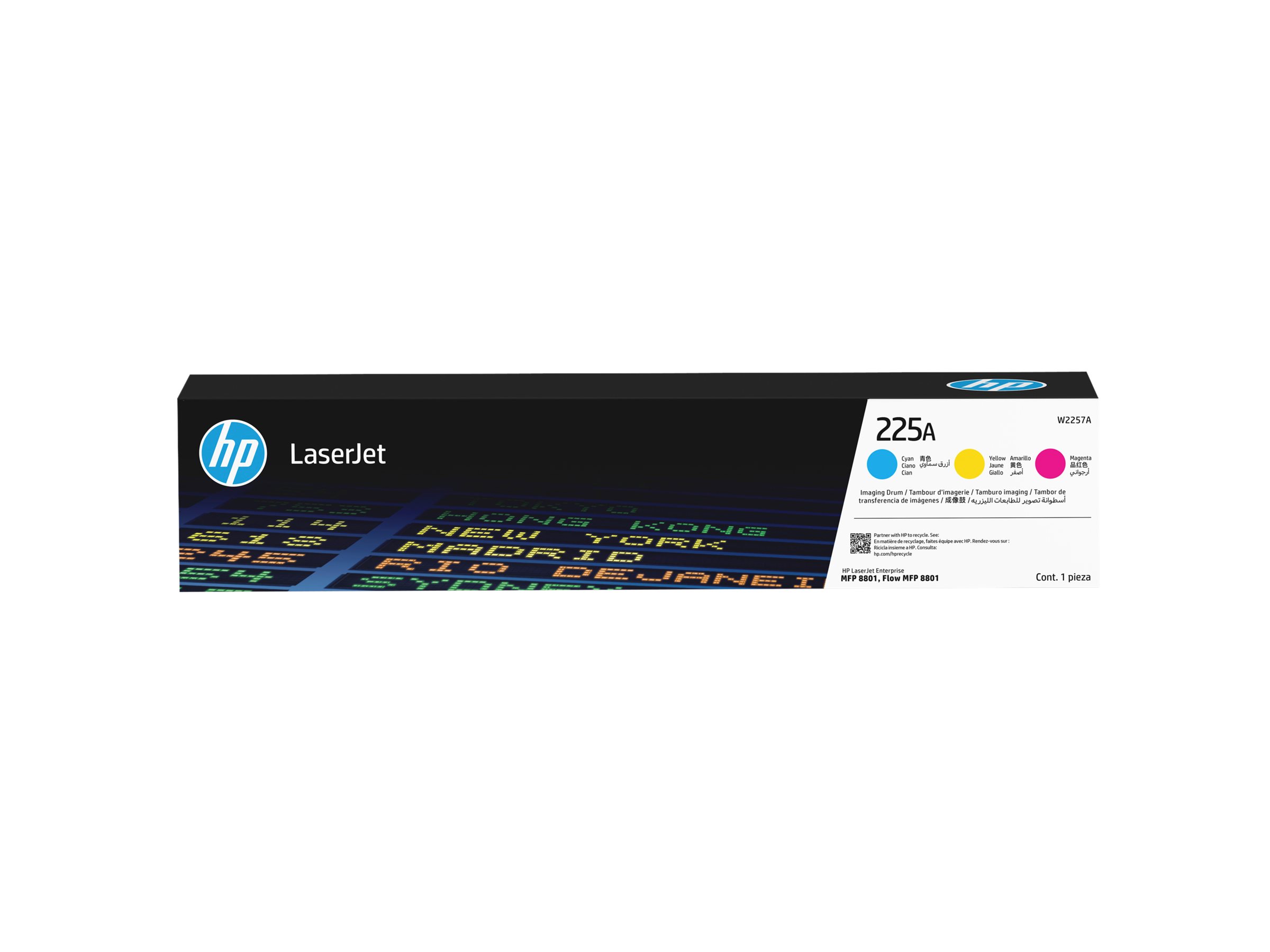 HP 225A - Farbe (Cyan, Magenta, Gelb) - originalBox - Trommeleinheit - für P/N: 9S184A#BGJ