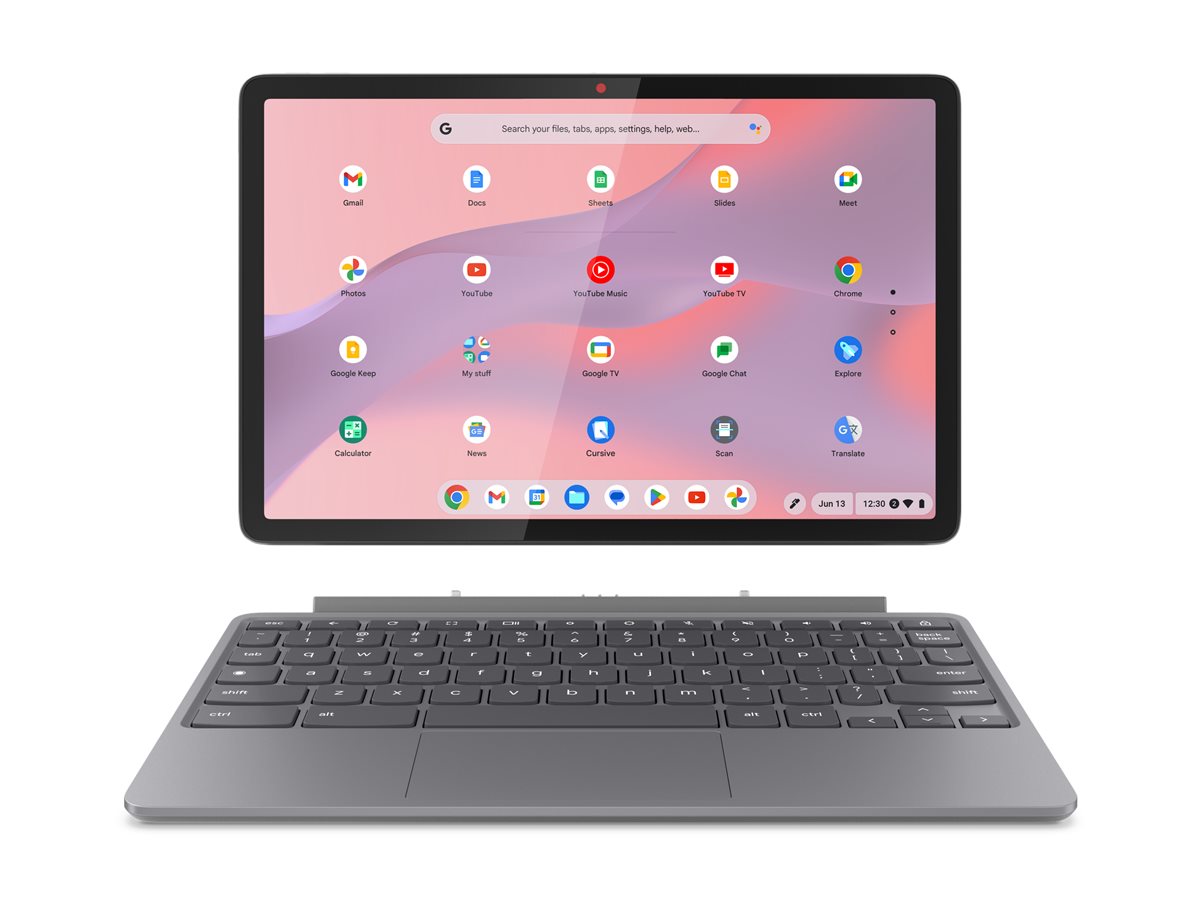 Lenovo Chromebook Duet 11M889 83HH - Mit abnehmbarer Tastatur - Kompanio 838 - Chrome OS - Mali-G57 MC3 - 8 GB RAM - 128 GB eMMC - 27.8 cm (10.95")IPS Touchscreen 1920 x 1200 - Wi-Fi 6 - Bluetooth - L